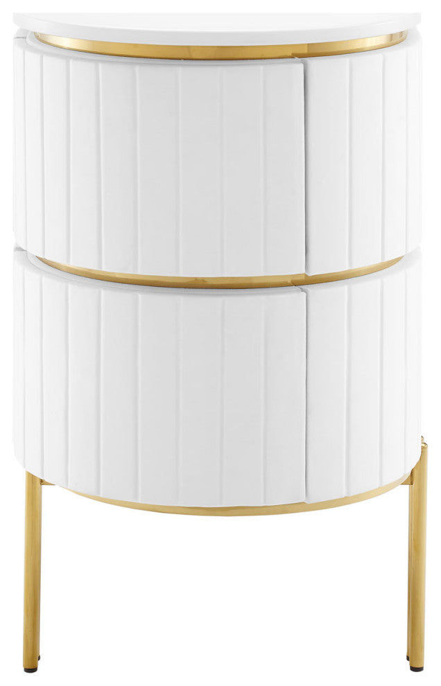 Console Entry Table Sideboard, White, Velvet, Modern, Mid Century Hotel Lounge