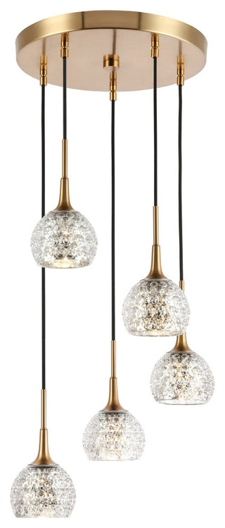 Woodbridge Lighting Bristol Cluster Pendant, Mercury Ball