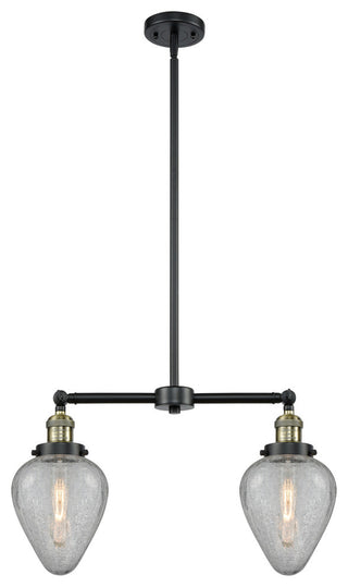 Innovations Lighting 209 Geneseo Geneseo 2 Light 21"W Linear - Antique Copper /