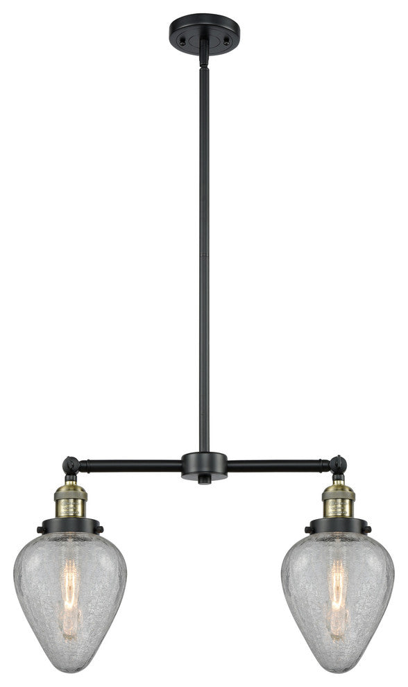 Innovations Lighting 209 Geneseo Geneseo 2 Light 21"W Linear - Antique Copper /