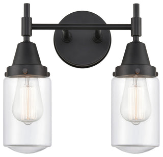 INNOVATIONS LIGHTING 447-2W-BK-G312-LED Caden 2 Light 17 inch Bath Vanity Light