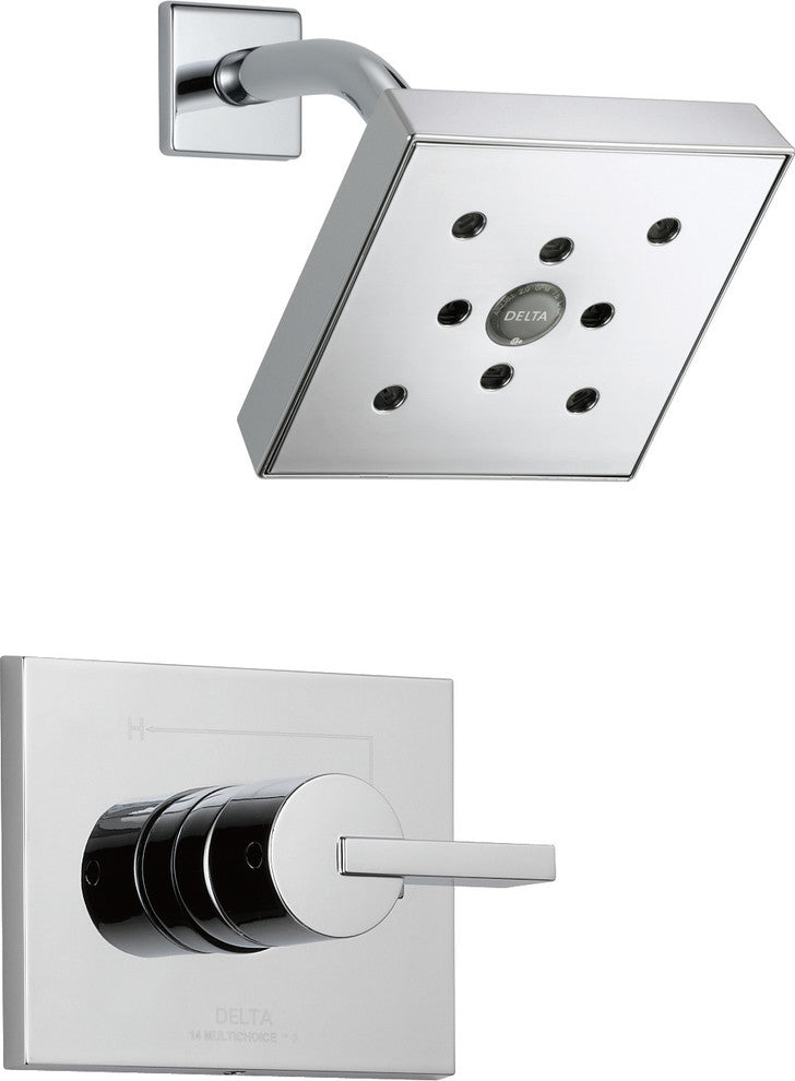 Delta Vero Monitor 14 Series H2Okinetic Shower Trim, Chrome, T14253-H2O
