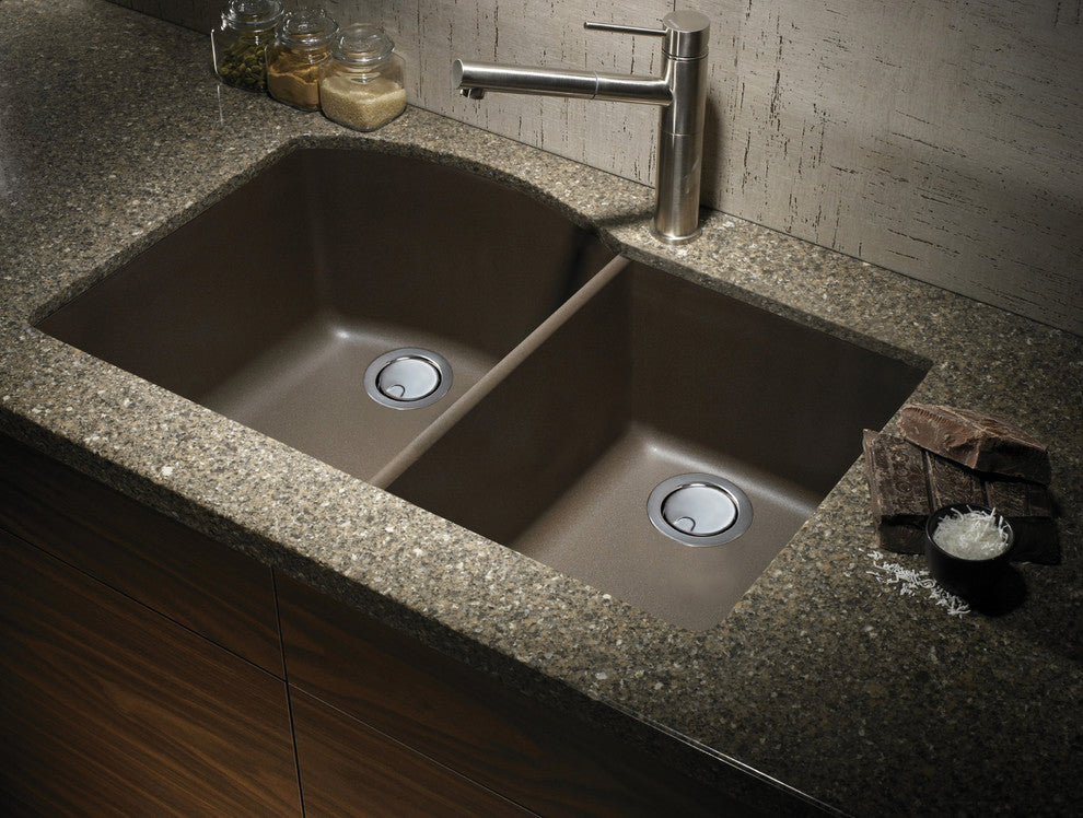 Transolid Aversa Granite 31-in Undermount Kitchen Sink