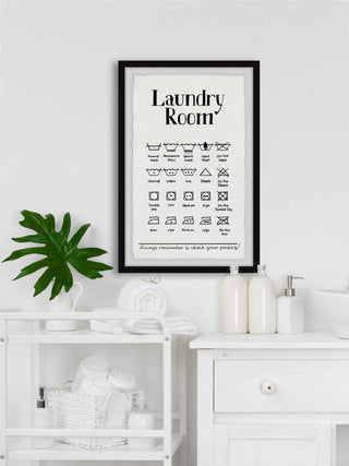 "Laundry Room IV" Framed Painting Print, 12x18