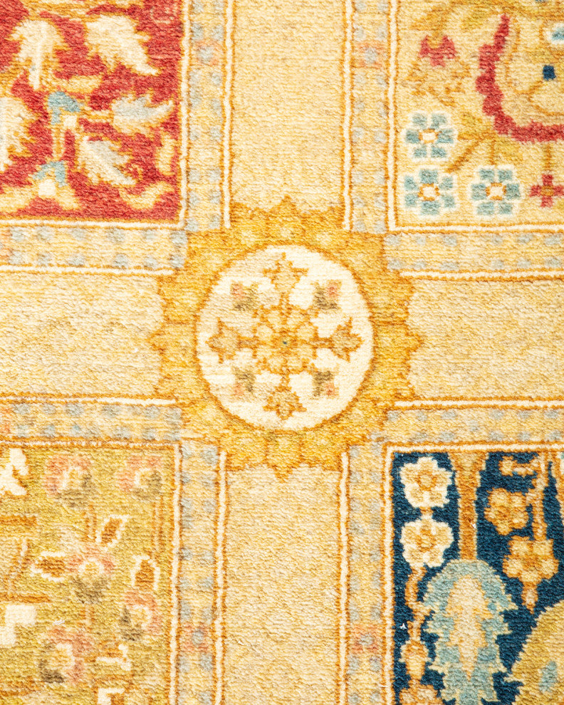 Wuntho One-of-a-Kind Hand-Knotted Runner Ivory, 2'8"x13'1"