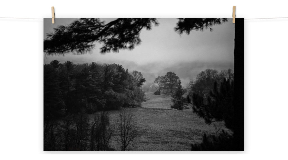 Mist of Valley Forge Landscape Photo Rural Unframed Wall Art Print, 12" X 18"