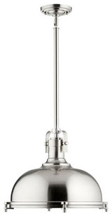 804-17-65 Transitional Light Pendant, Satin Nickel
