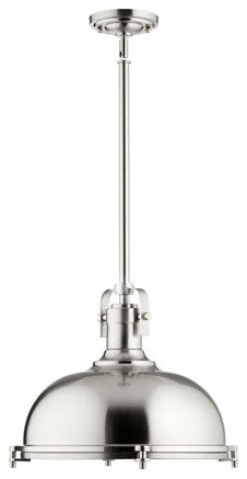 804-17-65 Transitional Light Pendant, Satin Nickel