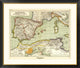 "Hispania, Mauretania et Africa" Framed Digital Print by Unknown, 46x39"