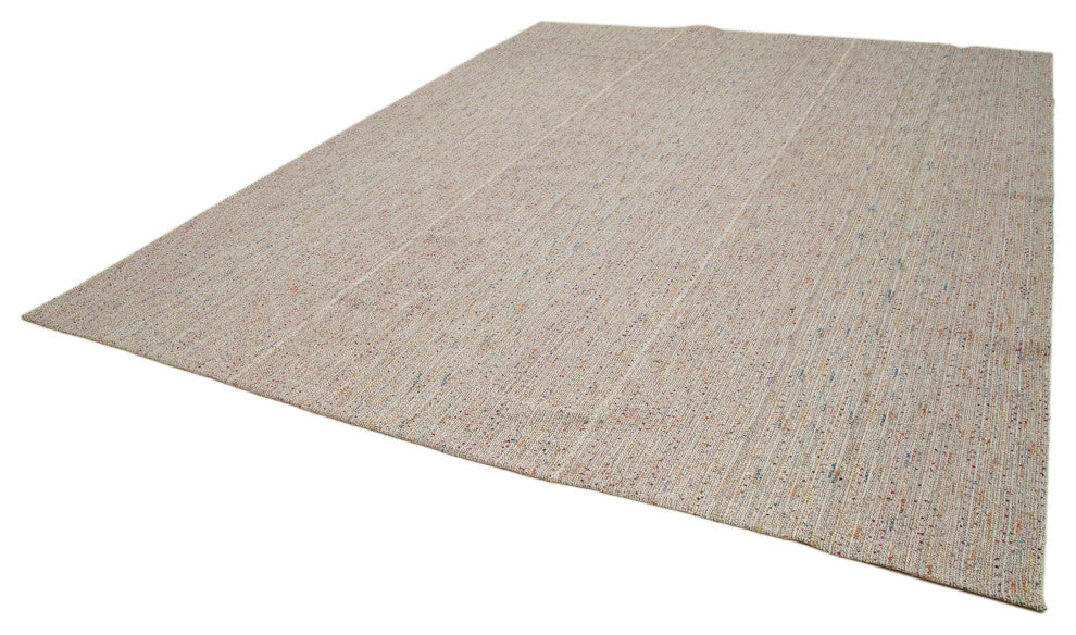 Rug N Carpet - Handmade Turkish 10' 3'' x 12' 7'' Decorative Wool Kilim Rug