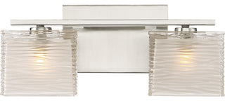 Westcap 2-Light Bath Vanity, Brushed Nickel