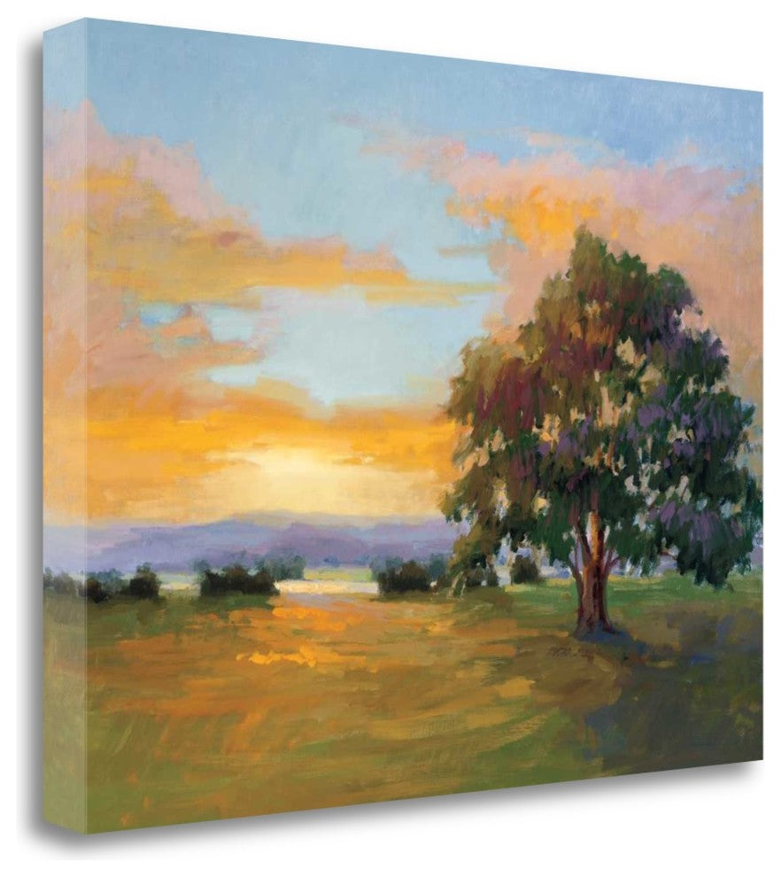 "A Sunset Salute" By Vicki Mcmurry, Giclee Print on Gallery Wrap Canvas