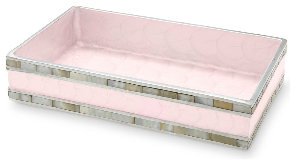 Classic 9" Guest Towel Tray, Pink Ice