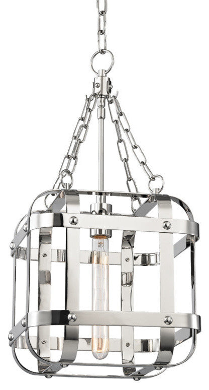 Colchester, 1 Light, Pendant, Polished Nickel Finish