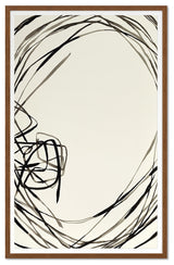 Swoops 1 Fine Art Print, Walnut, 50"x32"