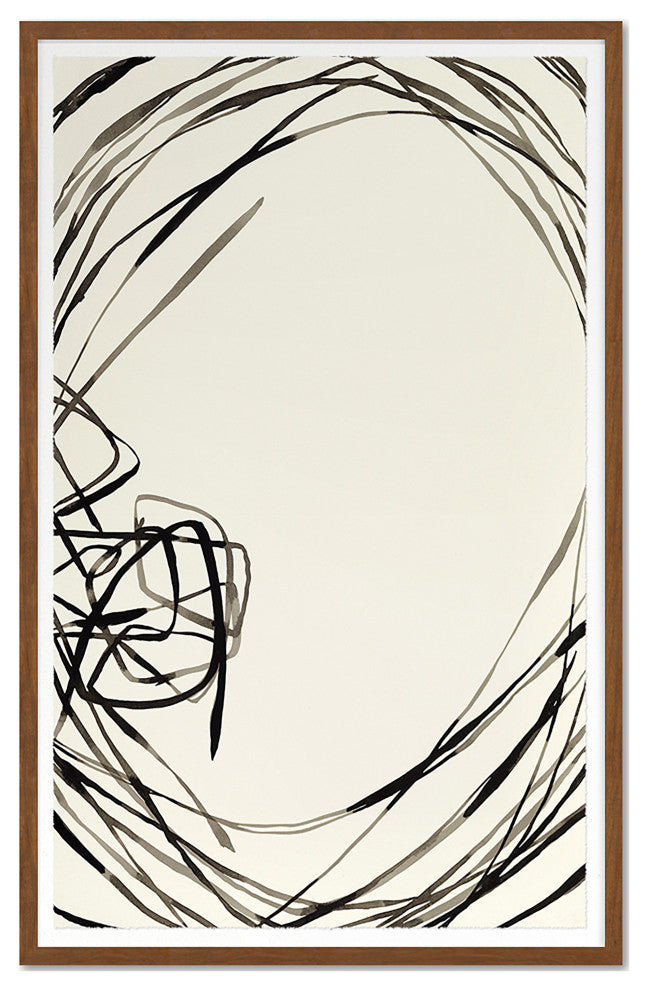 Swoops 1 Fine Art Print, Walnut, 50"x32"