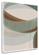 "Mint Ripple" By Ahava, Giclee Print on Gallery Wrap Canvas, Ready to Hang