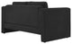 Visible Boucle Fabric Loveseat - Black