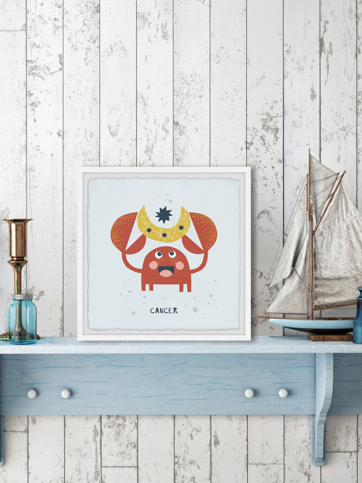 "Cancer" Framed Painting Print, 32x32