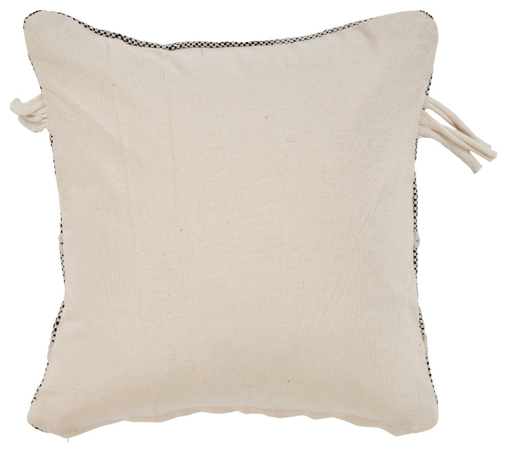 Handwoven Cottage Throw Pillow