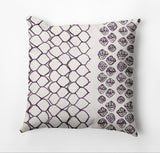 Honeycomb Split Rug Outdoor Pillow, 18"x18"