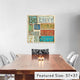 "Believe & Hope" by Daphne Brissonnet, Canvas Print, 18"x18"