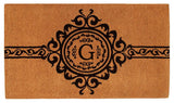 Garbo Monogram Doormat, Extra-Thick 2'x3', Letter G