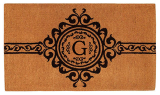 Garbo Monogram Doormat, Extra-Thick 2'x3', Letter G