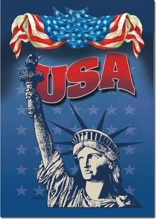 Lady Liberty Toland Art Banner