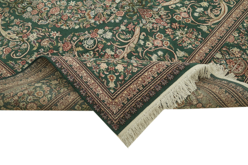 Rug N Carpet - Handmade Oriental 8' 0'' x 10' 7'' Wool Oushak Area Rug