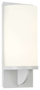Sonneman 1-Light Ovulo Tall Sconce in Satin White - 1722-03F