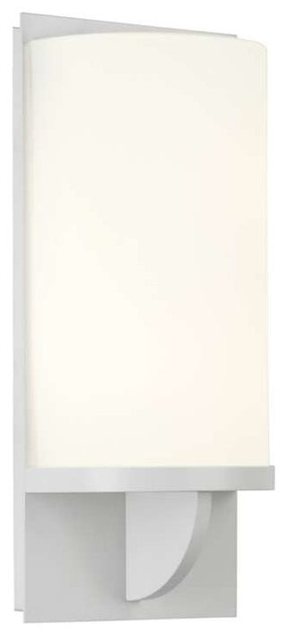 Sonneman 1-Light Ovulo Tall Sconce in Satin White - 1722-03F