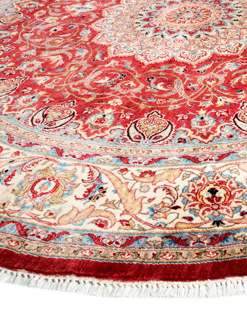 Mogul, One-of-a-Kind Hand-Knotted Area Rug Yellow, 6' 5 x 6' 7