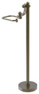 Free Standing European Style Toilet Tissue Holder, Antique Brass