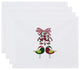 Love Birds, Animal Print Placemat, White (Set of 4), 18 x 14"