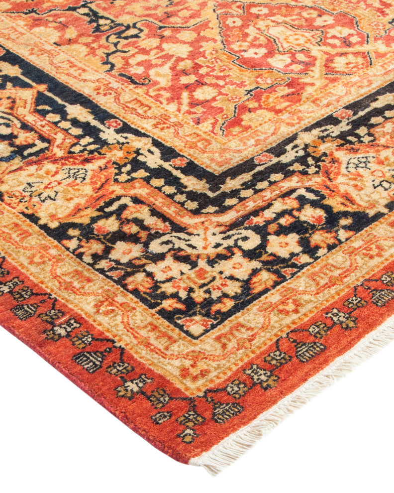 Mogul, One-of-a-Kind Hand-Knotted Area Rug Orange, 6'3"x8'9"