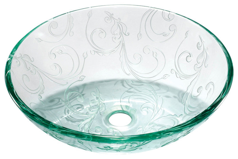 GLASS SINK BOWL