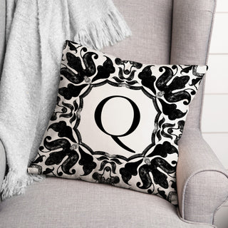 Q Monogram 18x18 Indoor / Outdoor Pillow