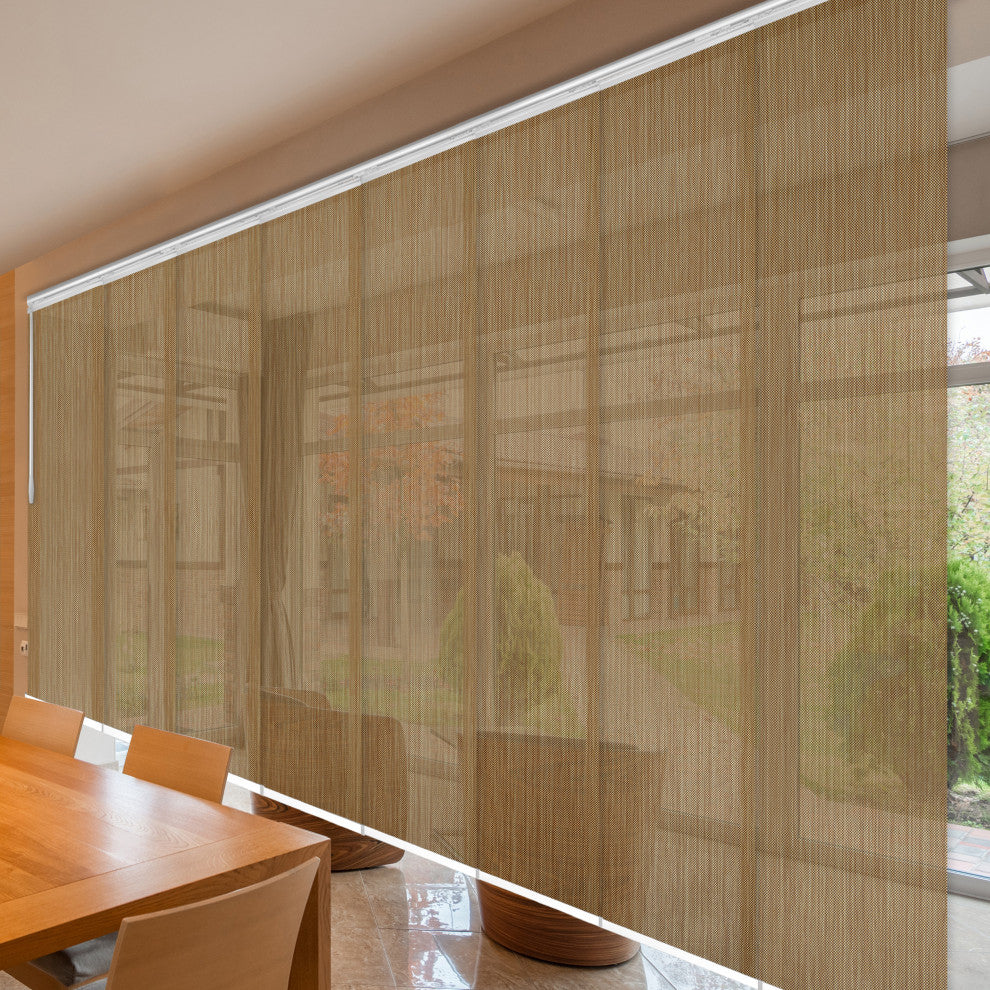 Anders 8-Panel Track Extendable Vertical Blinds 130-175"W