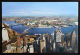 Rothschild "Aerial View Of New York City" Oil Painting