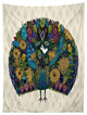 Deny Designs Sharon Turner Peacock Garden Tapestry