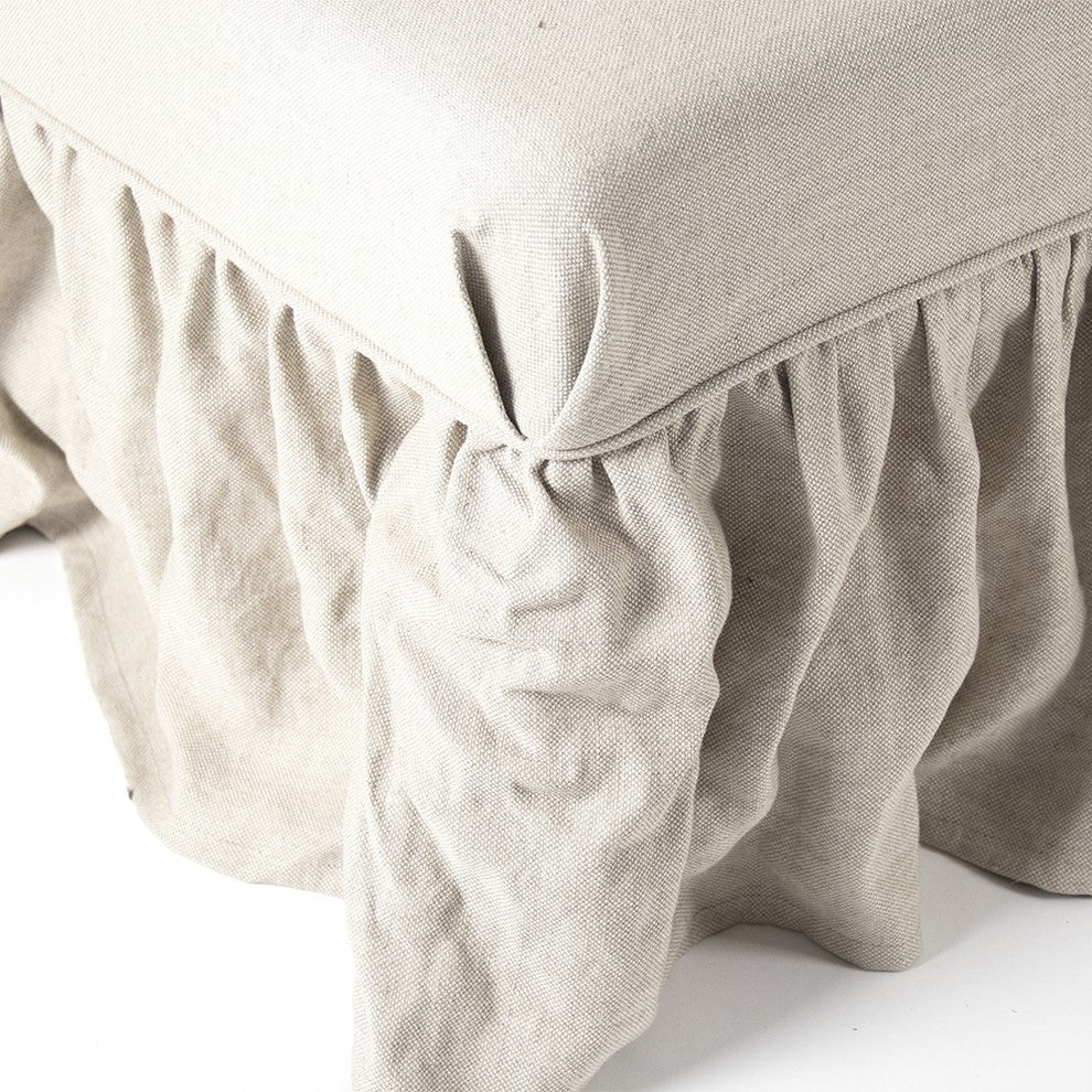 Jasper Bench, Natural Linen