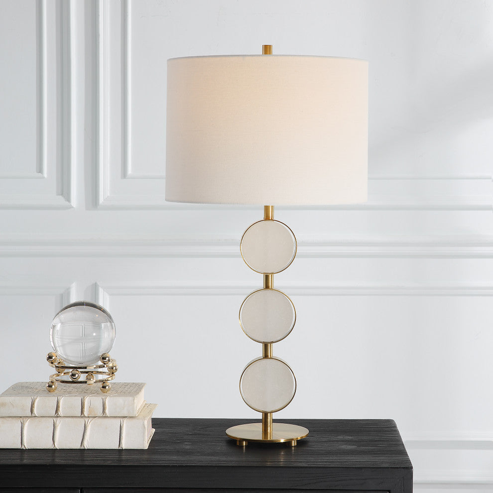 Uttermost 30202-1 Three Rings Contemporary Table Lamp
