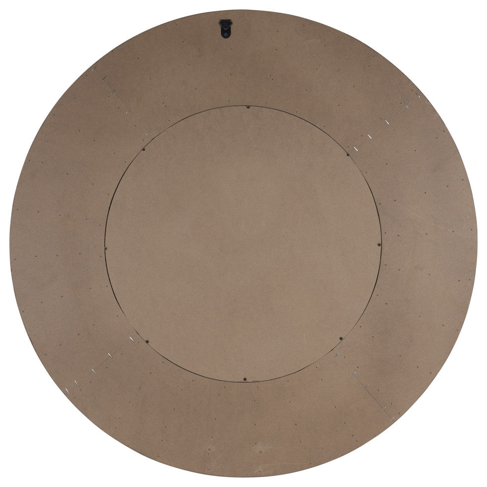 Tribal Wooden Round Wall Mirror