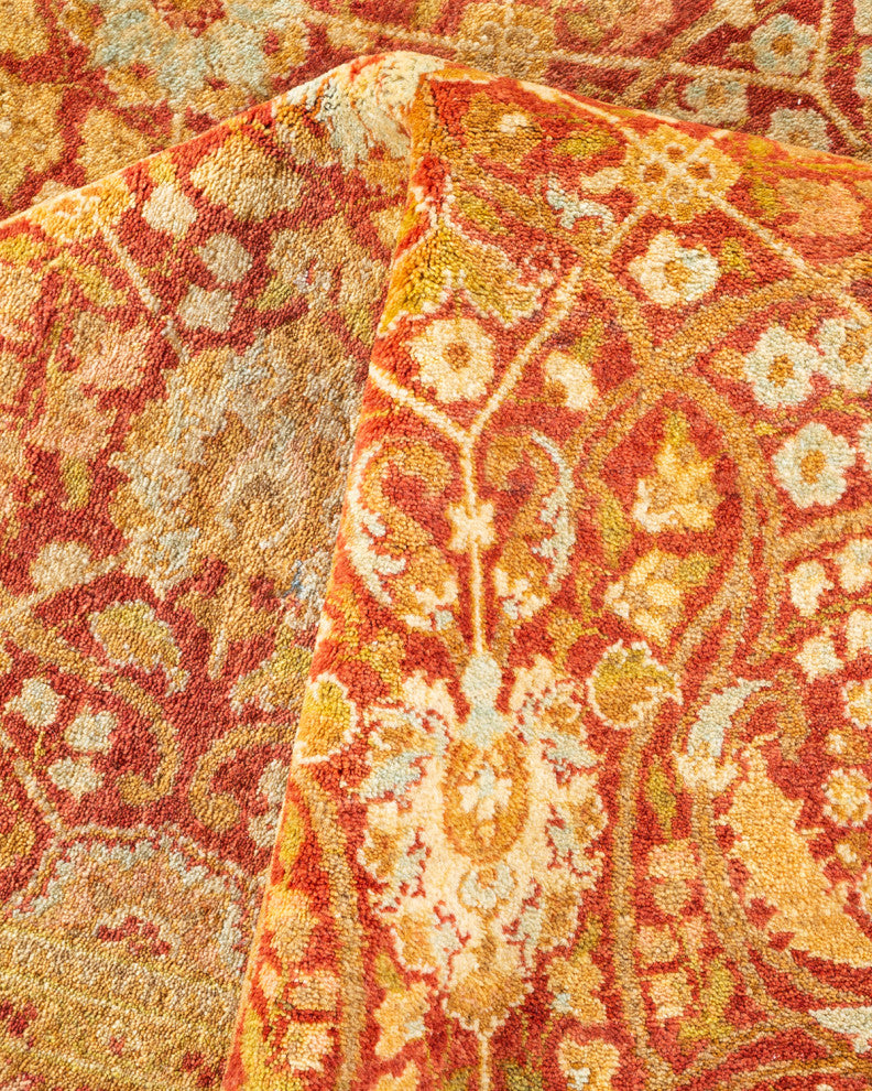MOGUL, Hand Knotted Area Rug 9' 1" X 6' 1"