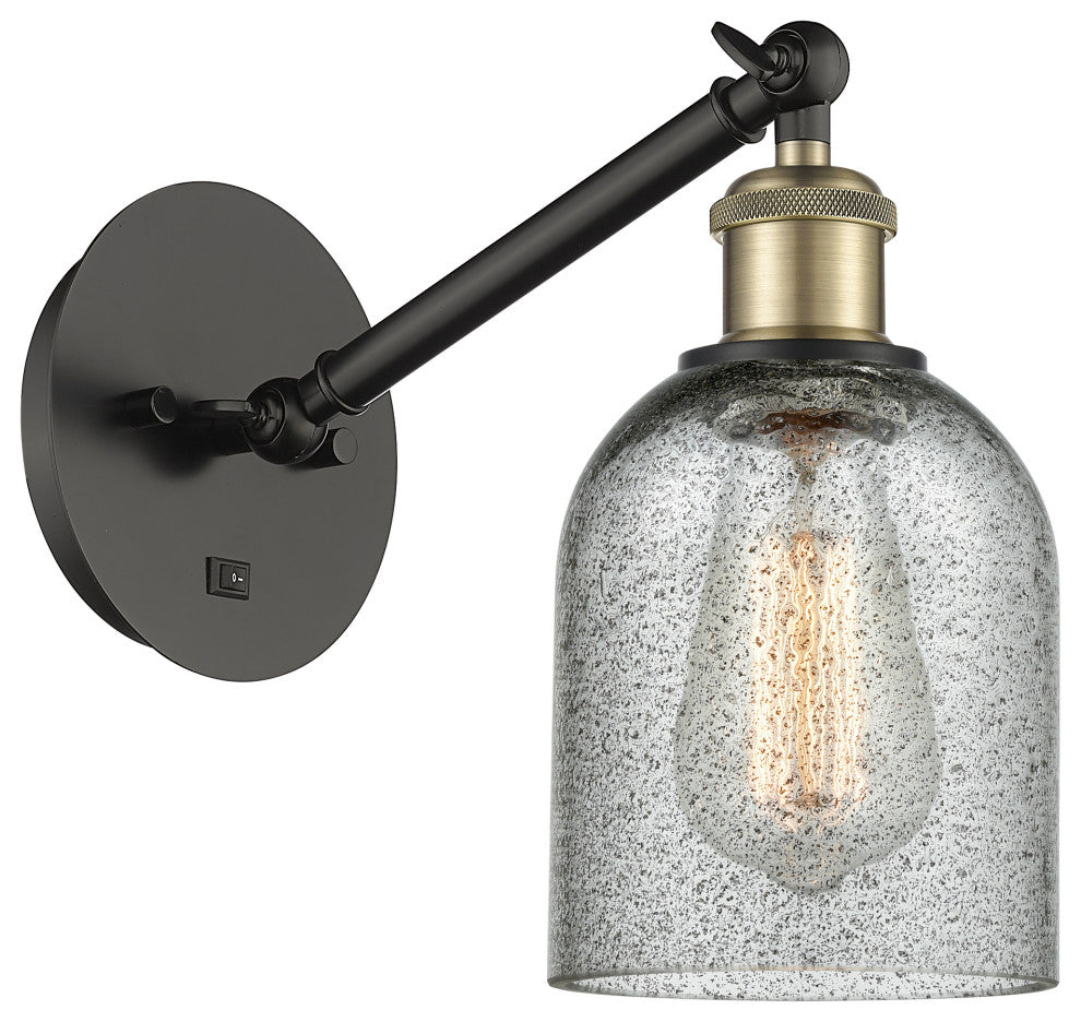 Innovations 317-1W-BAB-G257 1-Light Sconce, Black Antique Brass
