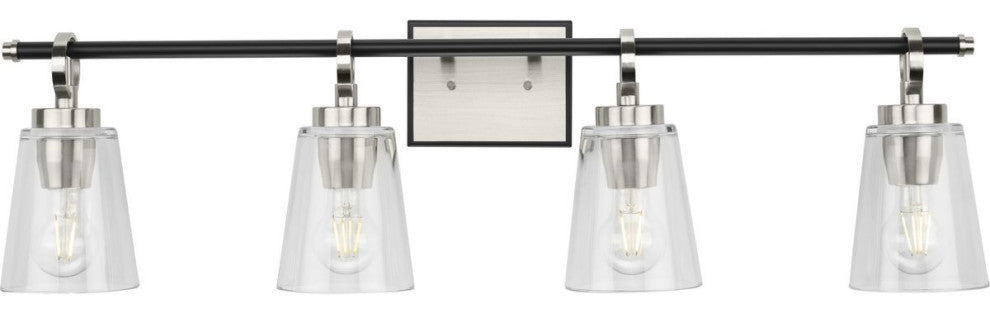 Cassell Collection Bath and Vanity Light, Brushed Nickel