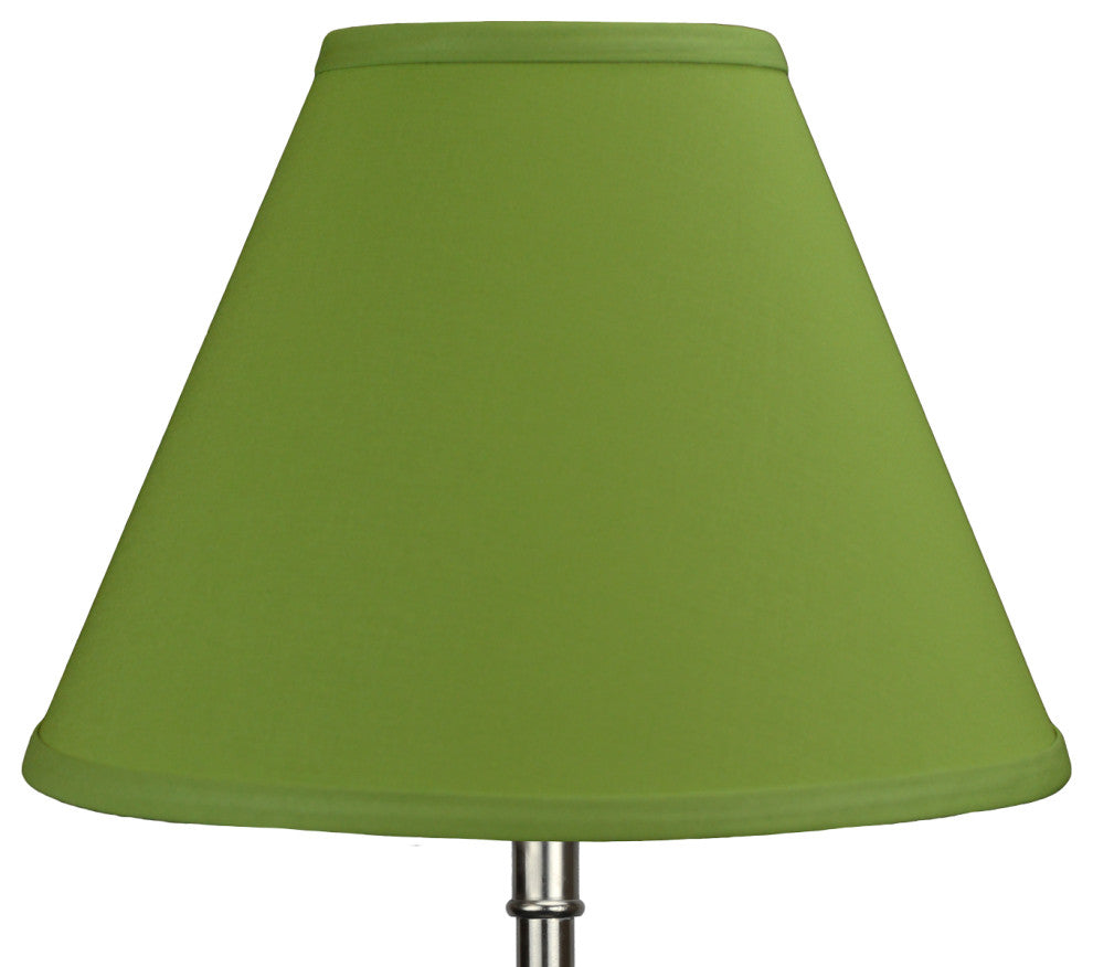 Fenchel Shades 5"x12"x9" Brass Spider Attachment Empire Lamp Shade, Linen Perido