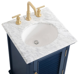 Home Living 19" Single Bathroom Vanity, Blue