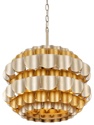Varaluz 382P03 Swoon 3 Light 20"W Pendant - Antique Gold / Gold Dust